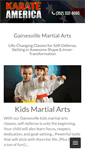 Mobile Screenshot of martialartsgainesvillefl.com